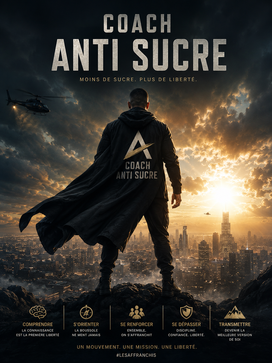 Coach Anti Sucre — Un mouvement. Une mission. Une liberté. Moins de sucre, plus de liberté.